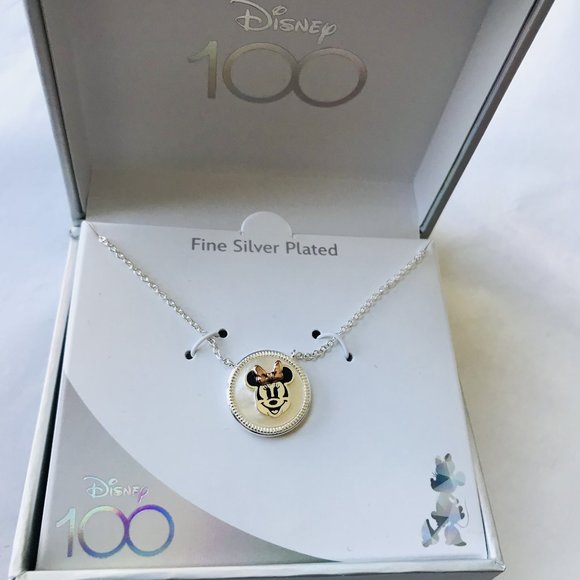 Disney  Minnie Mouse  Fine Silver Plated 100 Pendant - Picture 5 of 7